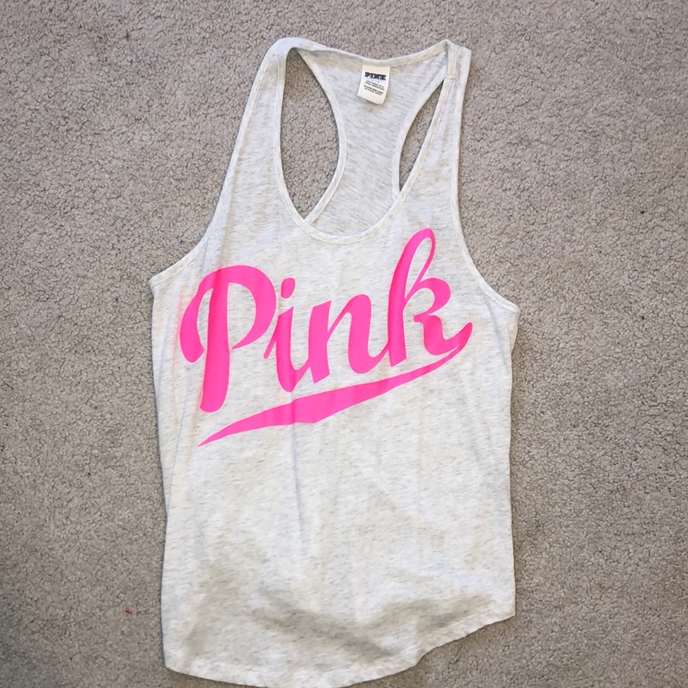 Racerback tank top—PINK